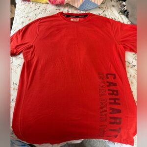 Carhartt Men's Red Short Sleeve Tee